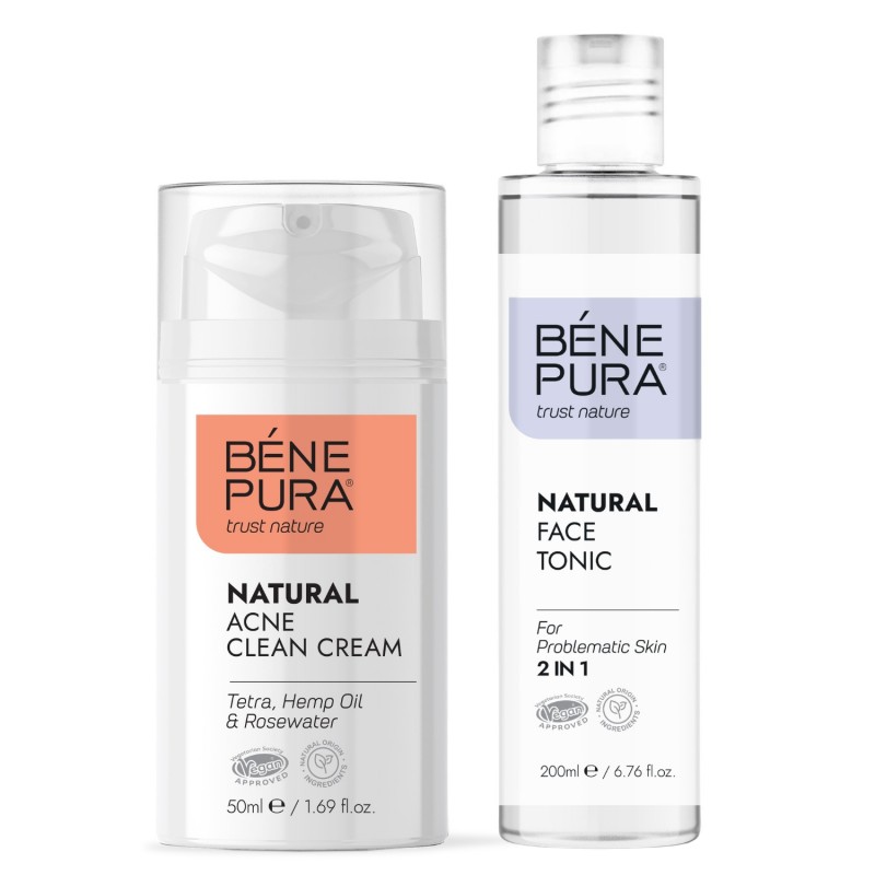 Anti-Acne Gezichtscrème en Gezichtstonic voor een Problematische Huid - GMC