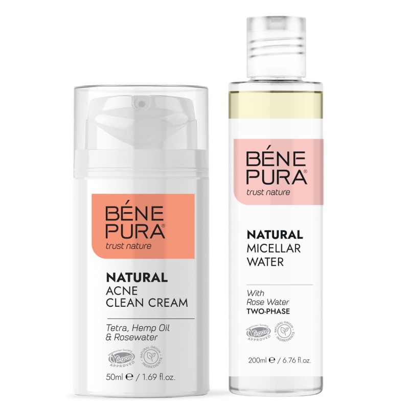Anti-Acne Gezichtscrème en Tweefasen Micellair Water - GMC