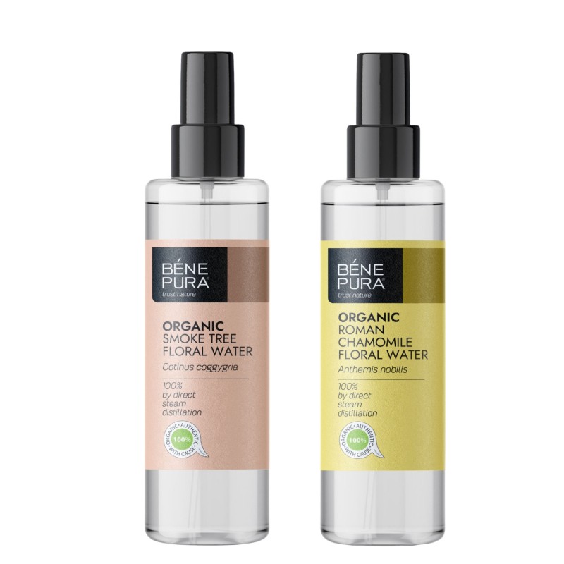 Bio Rookboom water en Bio Romeins Kamillewater - GMC