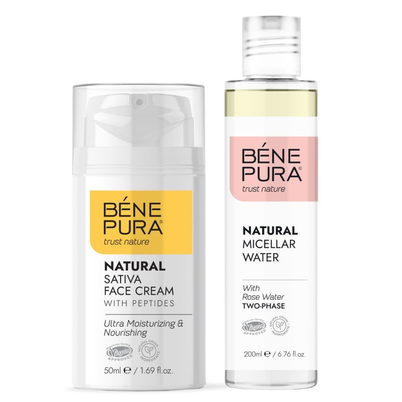 Tweefasen Micellair Water en Hydraterende gezichtscrème - GMC