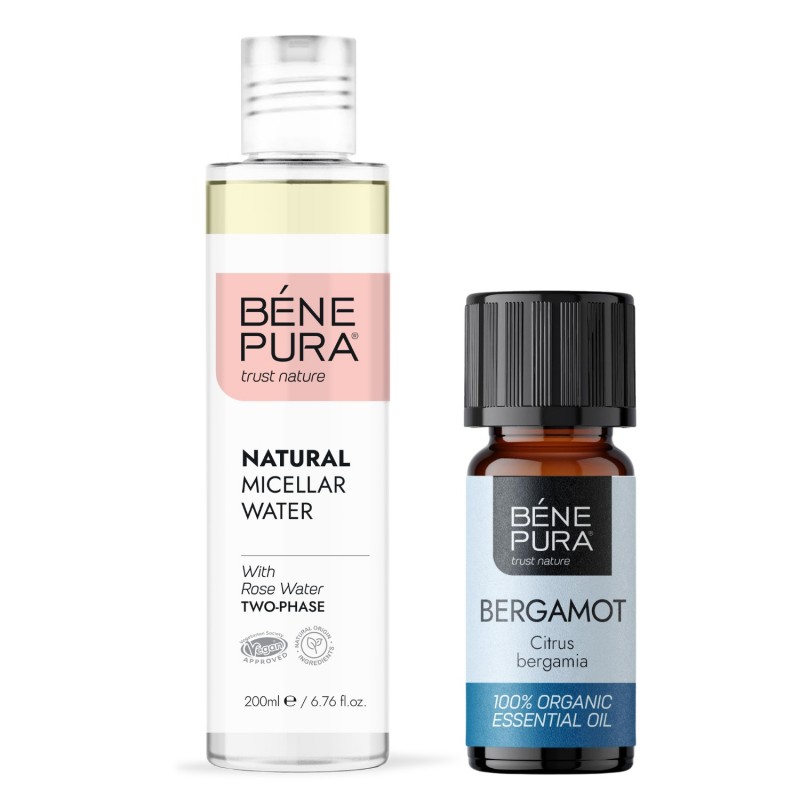 Tweefasen Micellair Water en Bio Bergamot Etherische olie - GMC