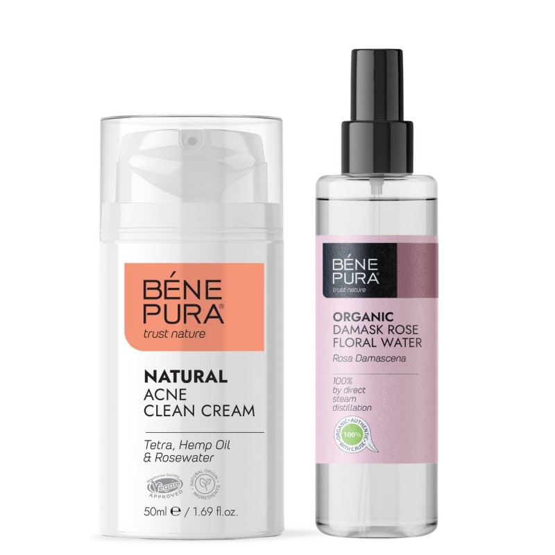 Anti-Acne Gezichtscrème en Bio Rozenwater van Rosa Damascena - GMC
