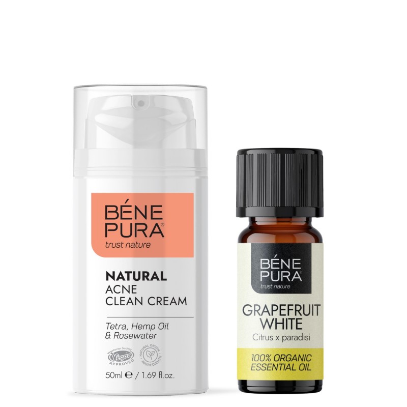 Anti-Acne Gezichtscrème en Bio Witte Grapefruit Etherische olie - GMC