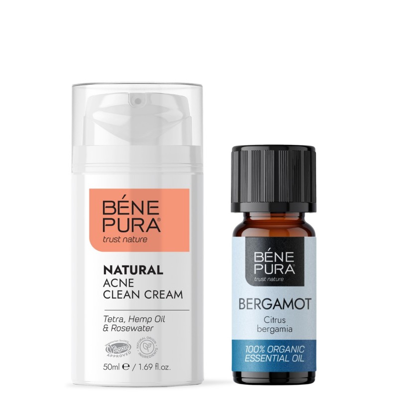 Anti-Acne Gezichtscrème en Bio Bergamot Etherische olie - GMC