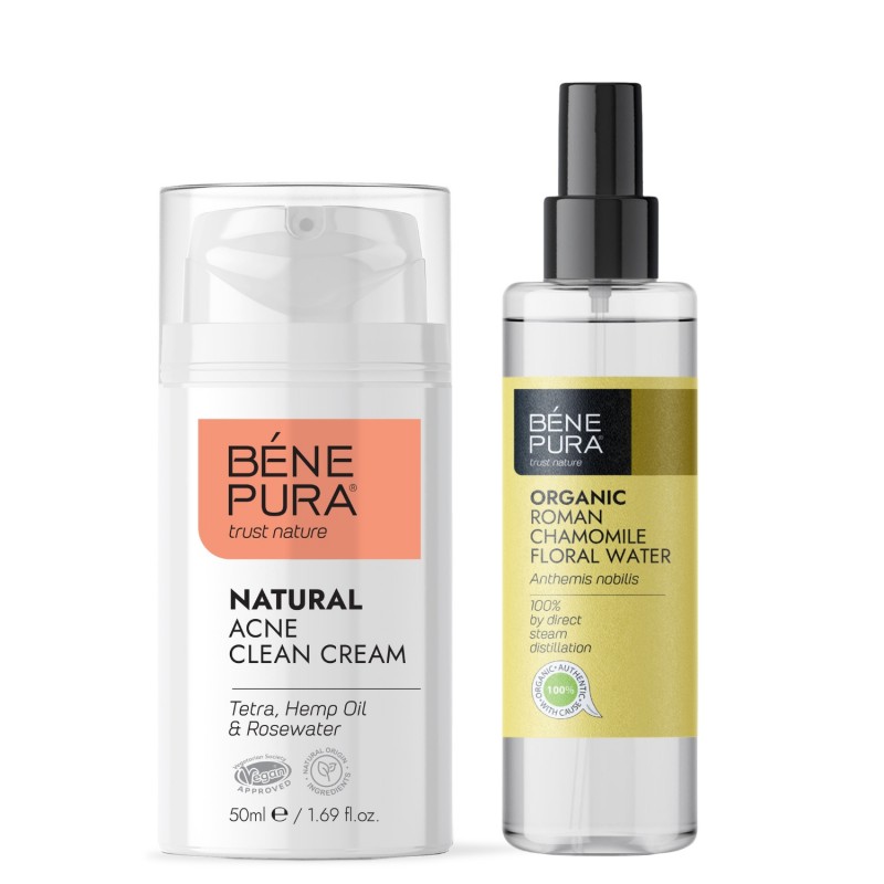 Anti-Acne Gezichtscrème en Bio Romeins Kamillewater - GMC