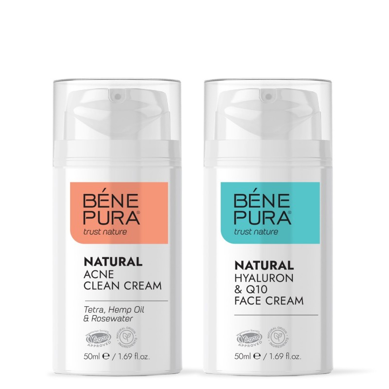 Anti-Acne Gezichtscrème en Hyaluron & Q10 Gezichtscrème - GMC