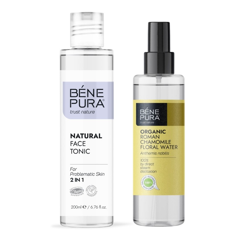 Gezichtstonic voor een Problematische Huid en Bio Romeins Kamillewater - Productenvergelijking