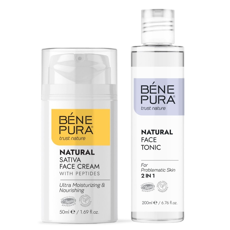 Gezichtstonic voor een Problematische Huid en Hydraterende gezichtscrème - GMC