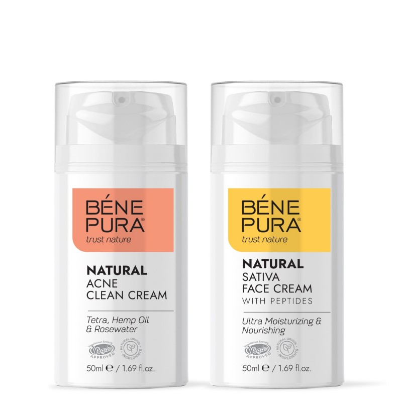 Anti-Acne Gezichtscrème en Hydraterende gezichtscrème - GMC