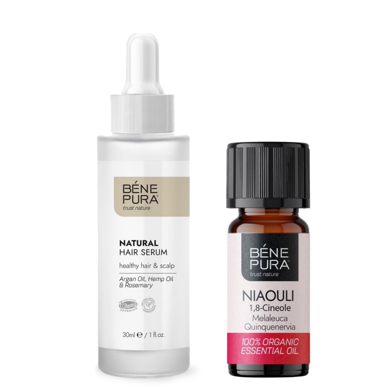 Haarserum en Bio Niaouli Etherische olie - GMC