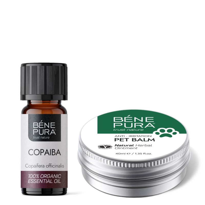 Anti Irritatie Huisdier Balsem met Weegbree en Bio Copaiba Etherische olie - GMC