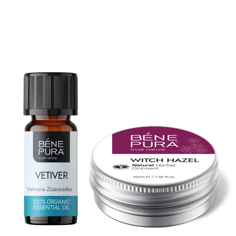 Aambeien Zalf met Toverhazelaar en Bio Vetiver Etherische olie - 