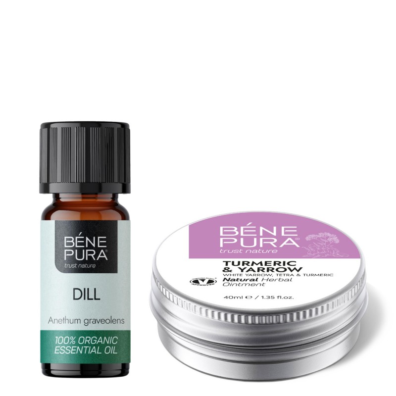 Aambeien Zalf met Wit Duizendblad, Tetra en Kurkuma en Bio Dille Etherische olie - GMC