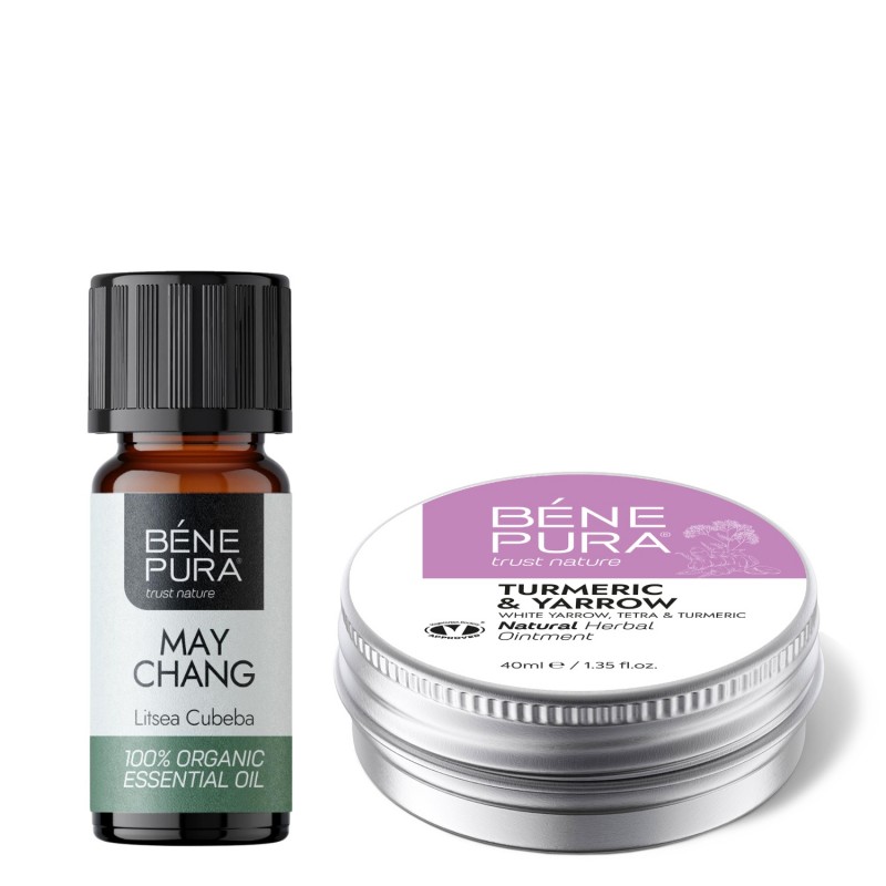 Aambeien Zalf met Wit Duizendblad, Tetra en Kurkuma en Bio Litsea Cubeba Etherische olie - GMC