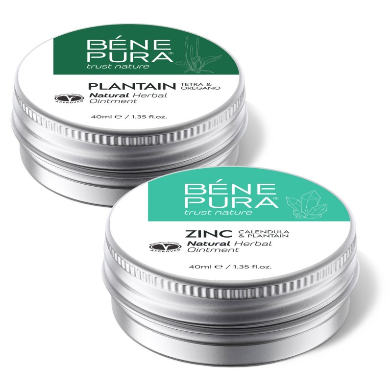 Anti Jeuk Zalf met Weegbree en Anti Jeuk Zalf met Zinkoxide - GMC