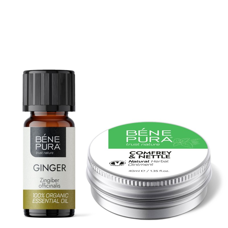 Gewrichtszalf met Smeerwortel en Brandnetel en Bio Gember Etherische olie - GMC