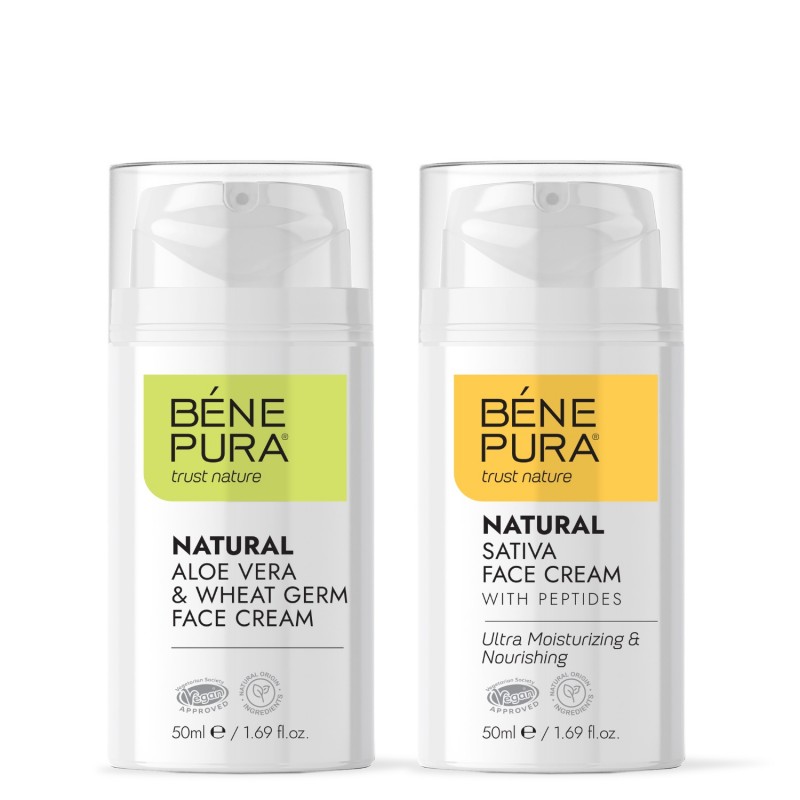 Aloë Vera Gezichtscrème en Hydraterende gezichtscrème - GMC