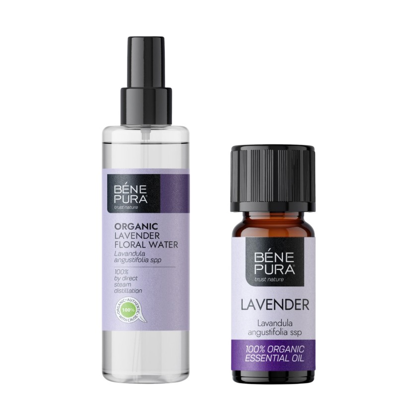 Bio Lavendelwater en Bio Lavendel Etherische olie - GMC