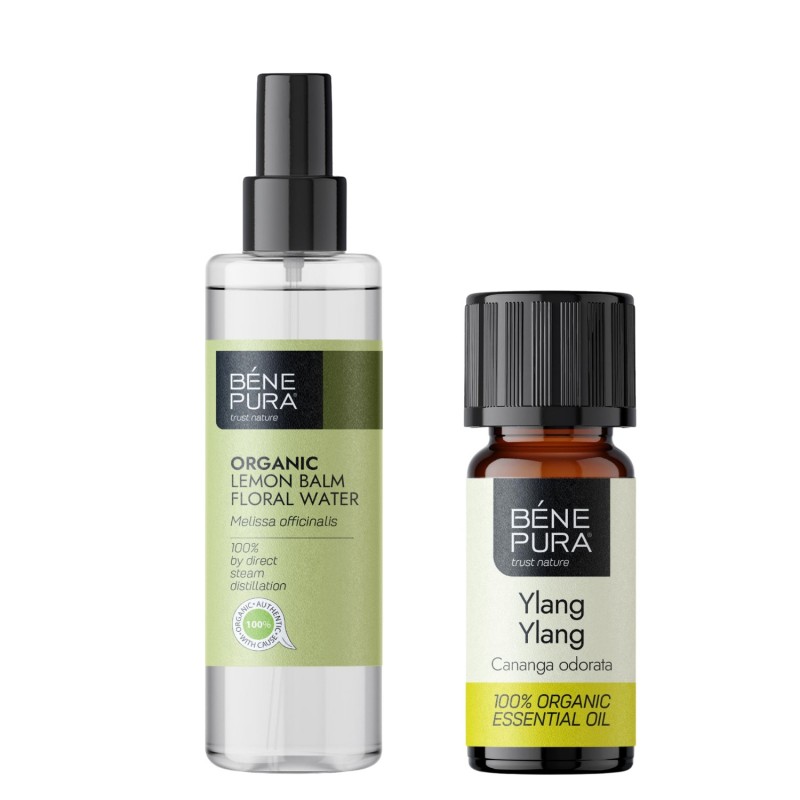 Bio Citroenmelisse water en Bio Ylang-ylang Etherische olie - GMC