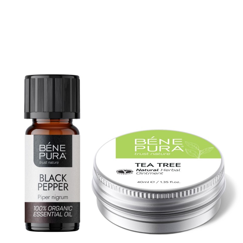 Anti Jeuk Zalf met Tea Tree en Bio Zwarte Peper Etherische olie - GMC