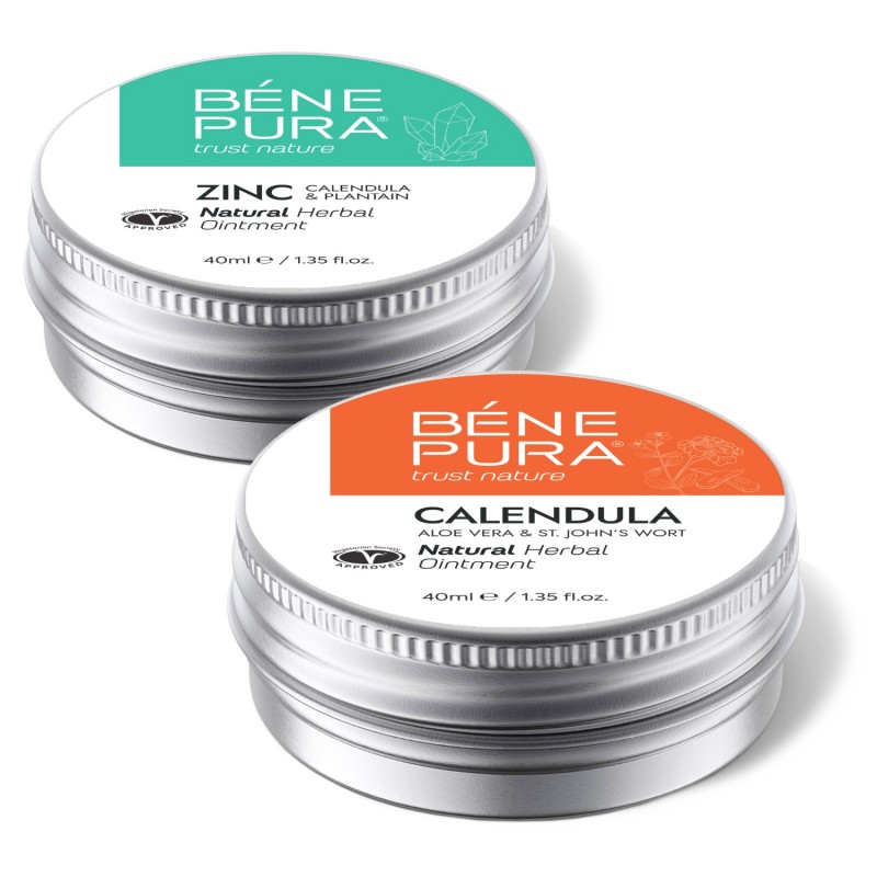 Anti Jeuk Zalf met Zinkoxide en Brand- en Wondzalf met Calendula, Aloë Vera en St. Janskruid - GMC