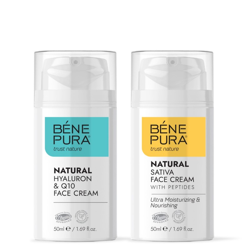 Hyaluron & Q10 Gezichtscrème en Hydraterende gezichtscrème - GMC