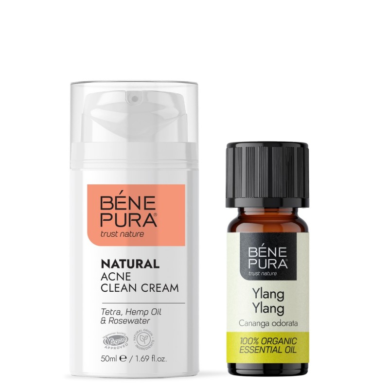 Hyaluron & Q10 Gezichtscrème en Bio Ylang-ylang Etherische olie - GMC