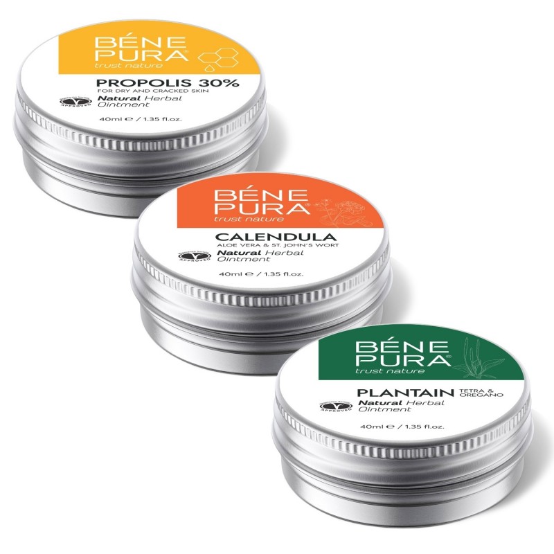 "Zalven voor Wonden, Brandwonden en Jeuk 2" Set - Zalven voor littekens