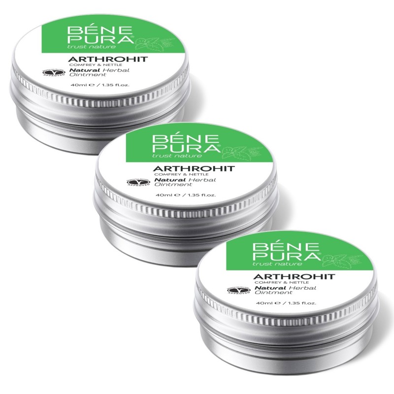 3x Gewrichtszalf met Smeerwortel en Brandnetel - 40ml - Kruidenzalven