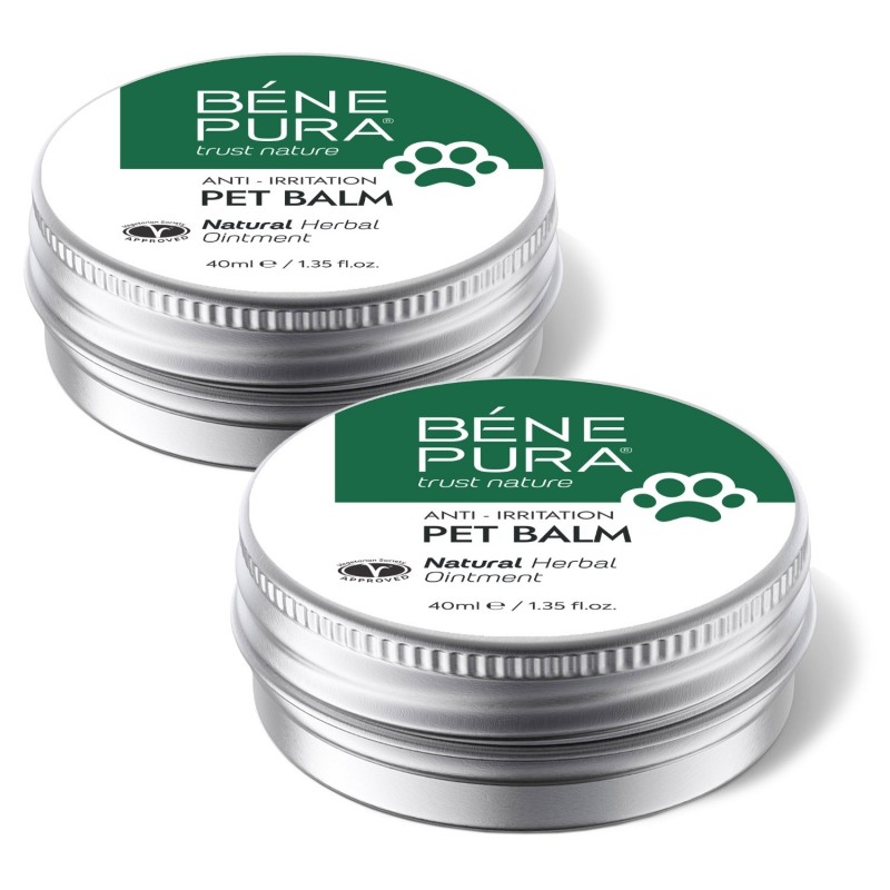 2x Anti Irritatie Huisdier Balsem met Weegbree - 40ml - Zalven voor honden
