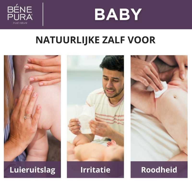 3x Luieruitslag Zalf met Calendula en Kamille - 40ml - Benepura.be 3x Luieruitslag Zalf met Calendula en Kamille - 40ml