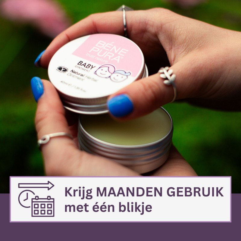 3x Luieruitslag Zalf met Calendula en Kamille - 40ml - Benepura.be 3x Luieruitslag Zalf met Calendula en Kamille - 40ml