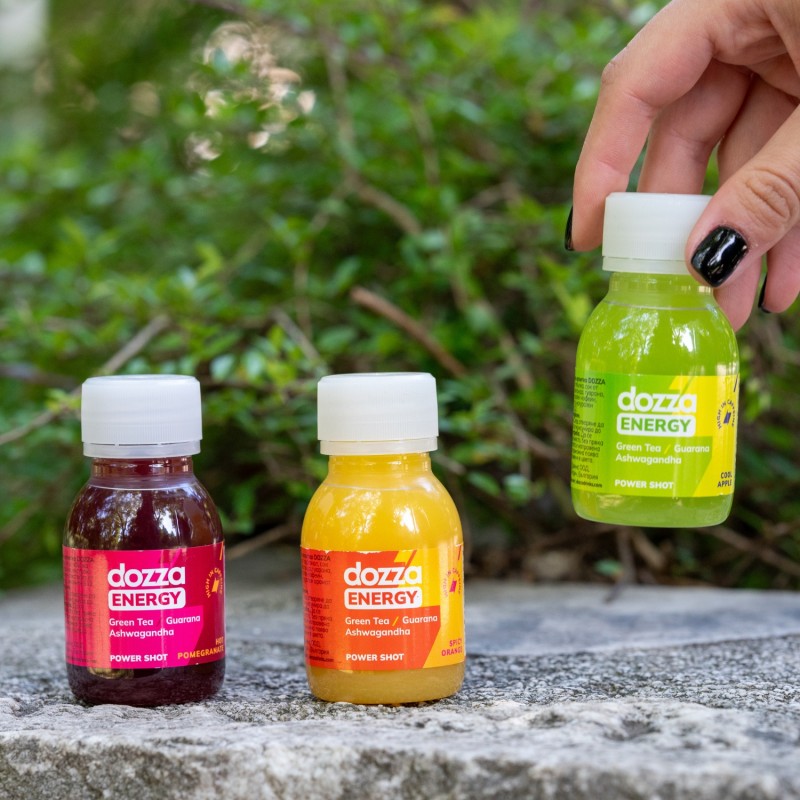 6x Pack DOZZA Energy Cool Apple Energieshot - 60ml