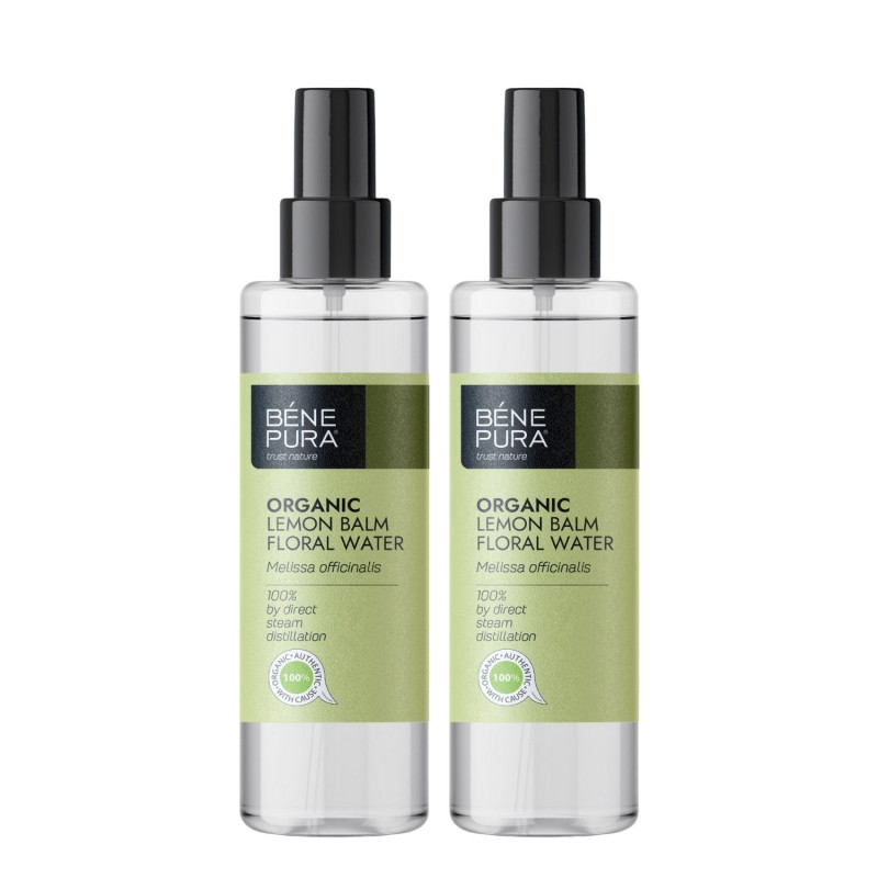 2x Bio Citroenmelisse water - 250ml - Bloemenwateren