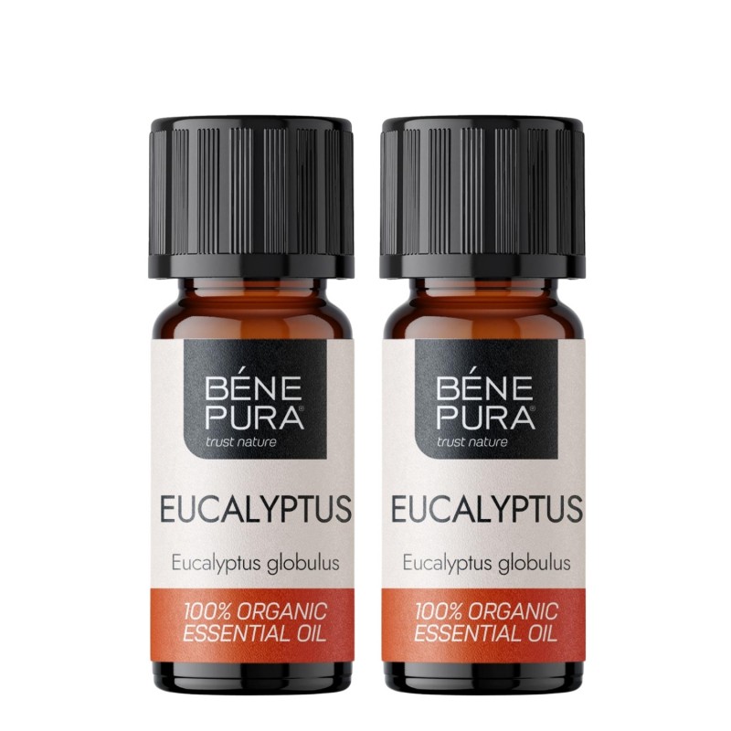 2x Bio Eucalyptus Globulus Etherische olie - 10ml - Etherische oliën