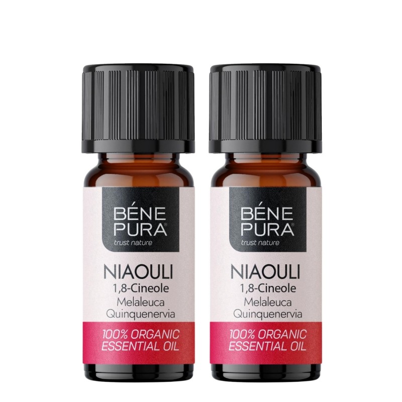 2x Bio Niaouli Etherische olie - 10ml - Etherische oliën