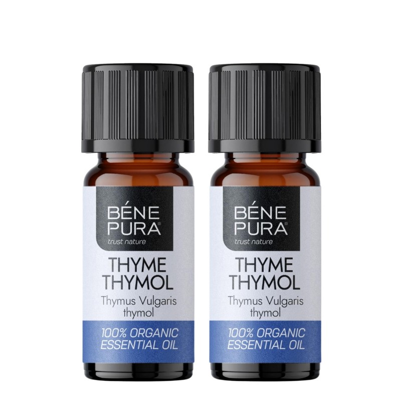 2x Bio Tijm Thymol Etherische olie - 5ml - Etherische oliën