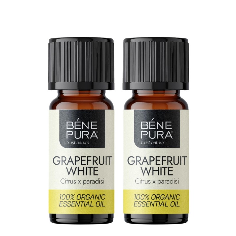 2x Bio Witte Grapefruit Etherische olie - 10ml - Etherische oliën