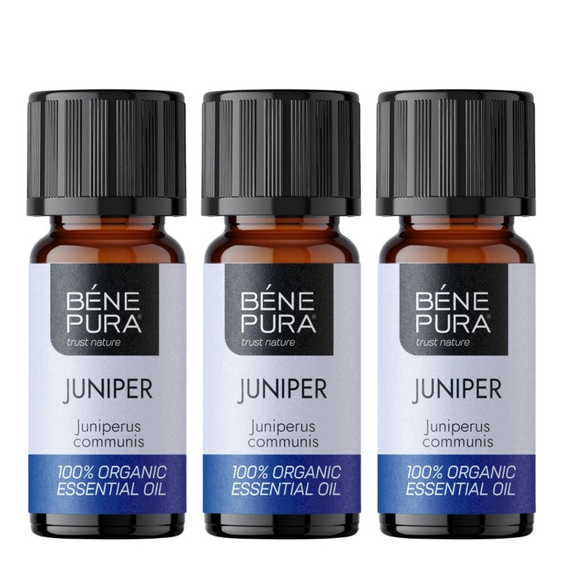 3x Bio Jeneverbes Etherische olie - 5ml - Sets