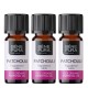 3x Bio Patchouli Etherische olie - 10ml