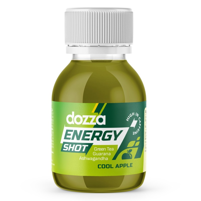 DOZZA Energy Cool Apple Energieshot - 60ml - Energiedrankjes