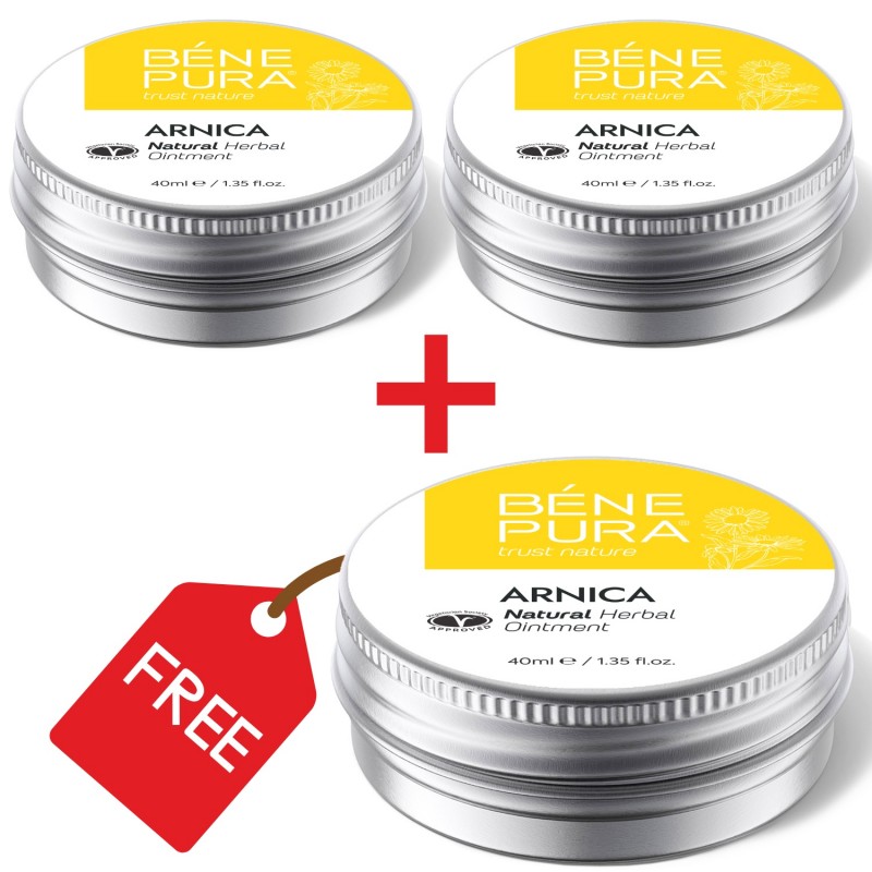 3x Kneuzing en Spierzalf met Arnica - 40ml - Sets