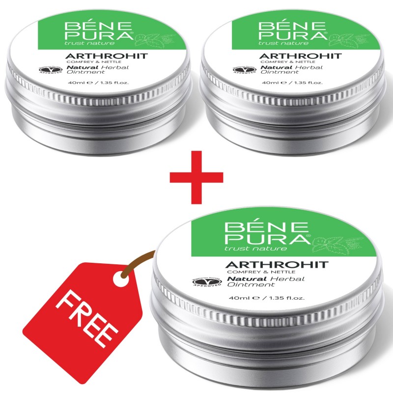 3x Gewrichtszalf met Smeerwortel en Brandnetel - 40ml - Sets