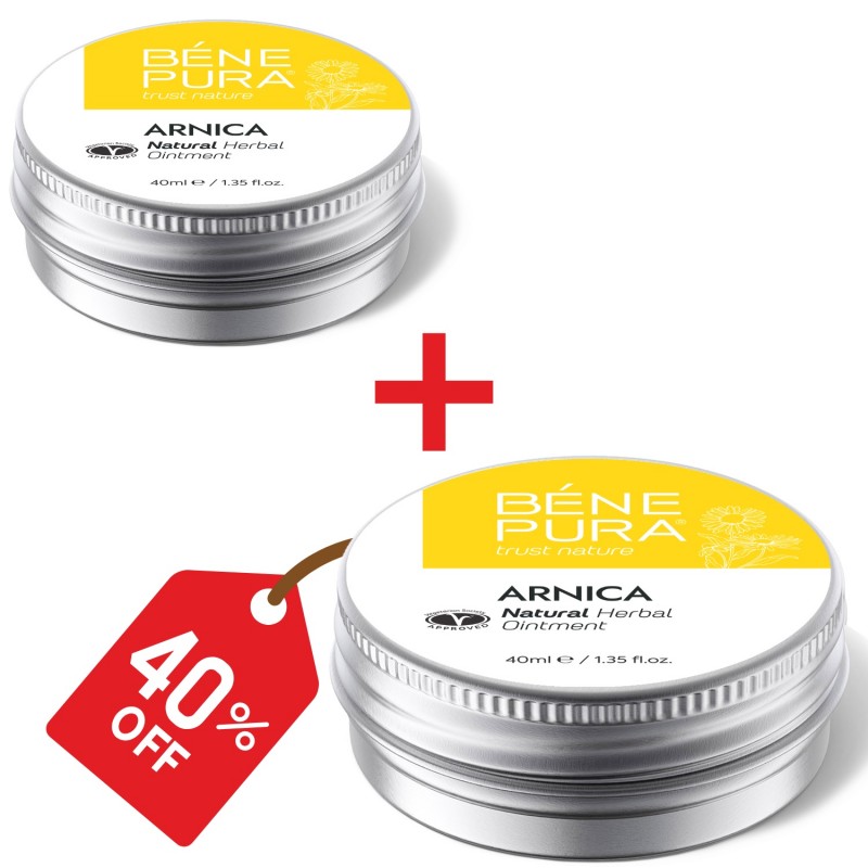 2x Kneuzing en Spierzalf met Arnica - 40ml - Sets