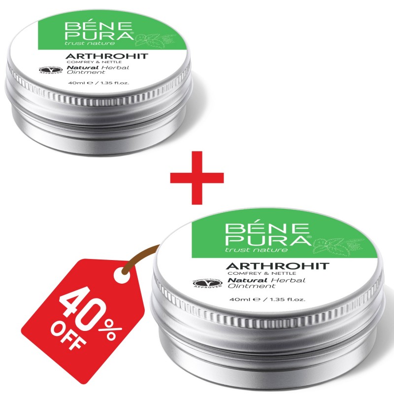 2x Gewrichtszalf met Smeerwortel en Brandnetel - 40ml - Sets