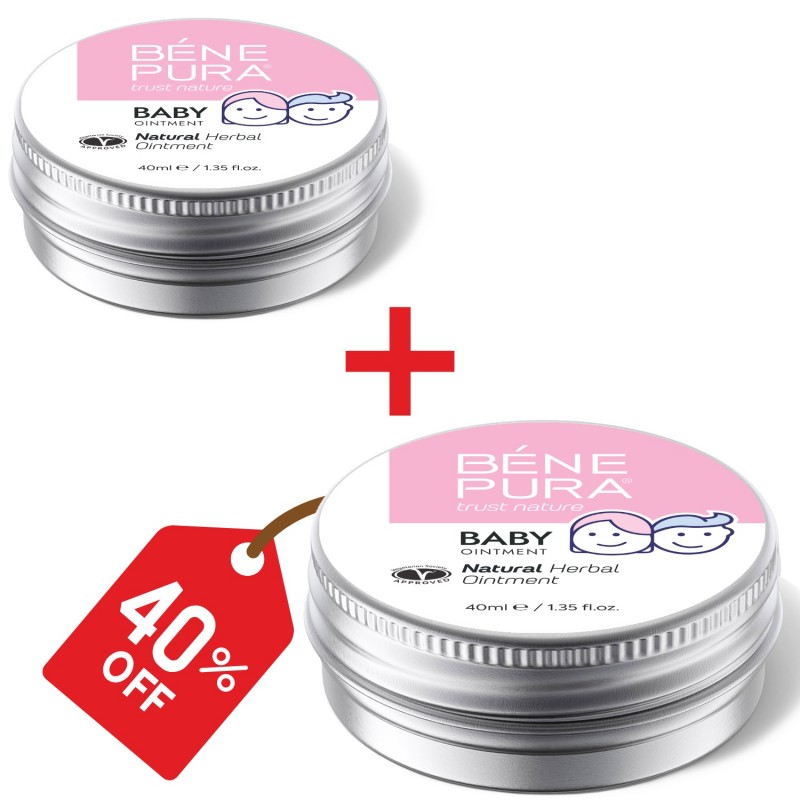 2x Luieruitslag Zalf met Calendula en Kamille - 40ml - Zalven voor jeuk