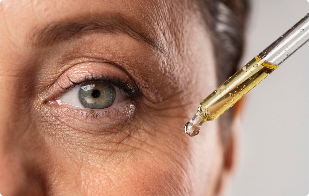 Als serum tegen rimpels en fijne lijntjes