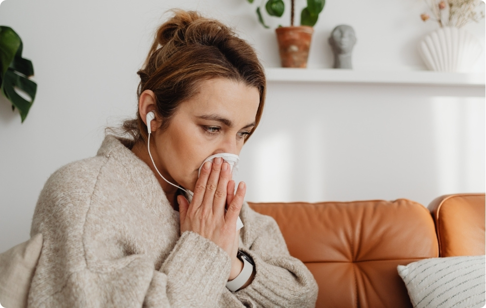 Als crème voor het gebied rond de neus bij frequente verkoudheden