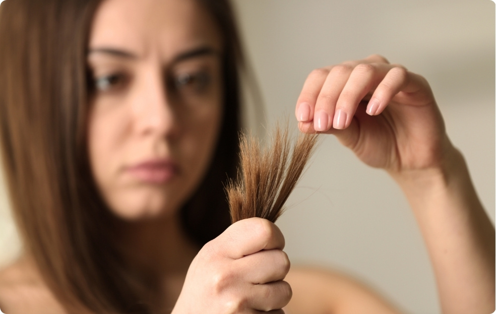 Als een haargroeistimulerend masker