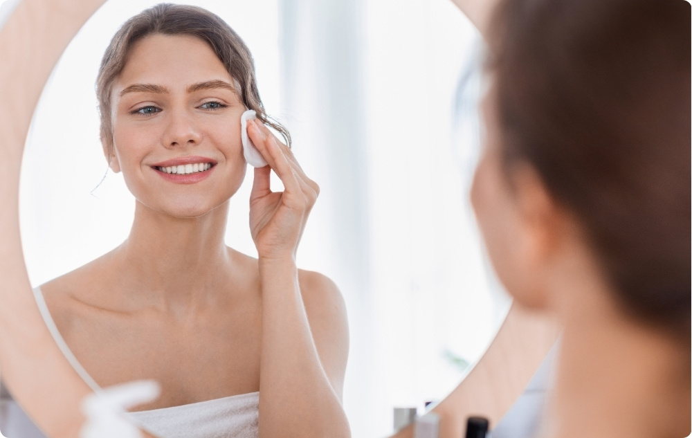 Als toner voor de vette en gecombineerde huid